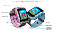 Νέο Q529 ΠΣΤ λιβρών οθόνης αφής τηλεφωνικού χρώματος παιδιών έξυπνο έξυπνο ρολόι με τη λειτουργία καμερών