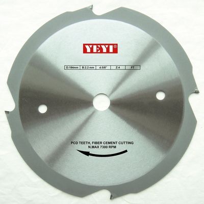 Η βιομηχανική χρήση 184mm Χ 4T PCD είδε τη λεπίδα/τη λεπίδα πριονιών τσιμέντου ινών