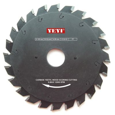 Βιομηχανική 100mm 120mm 125mm λεπίδα πριονιών TCT κυκλική για τη φυλλόμορφη κοπή